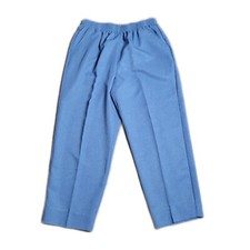 Briggs New York Pull On Pants  Sz 14P  High Rise  Blue  26.5" Inseam