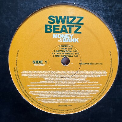 SWIZZ BEATZ - MONEY IN THE BANK / IT'S ME (REMIX) (12