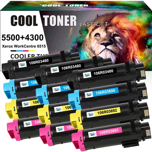 Jumbo 12x Toner für Xerox Workcentre 6515 6515dn 6515dni 6515v/dn 6515v/dni dnm - Afbeelding 2 van 12
