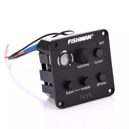 Fishman ISYS+ Pickups Plus Preamp EQ Tuner Piezo EQ Beat Set Acoustic Guitars - Picture 6 of 10