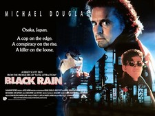 BLACK RAIN 1989 UK quad poster print 30x40" Michael Douglas Andy Garcia FREE P&P