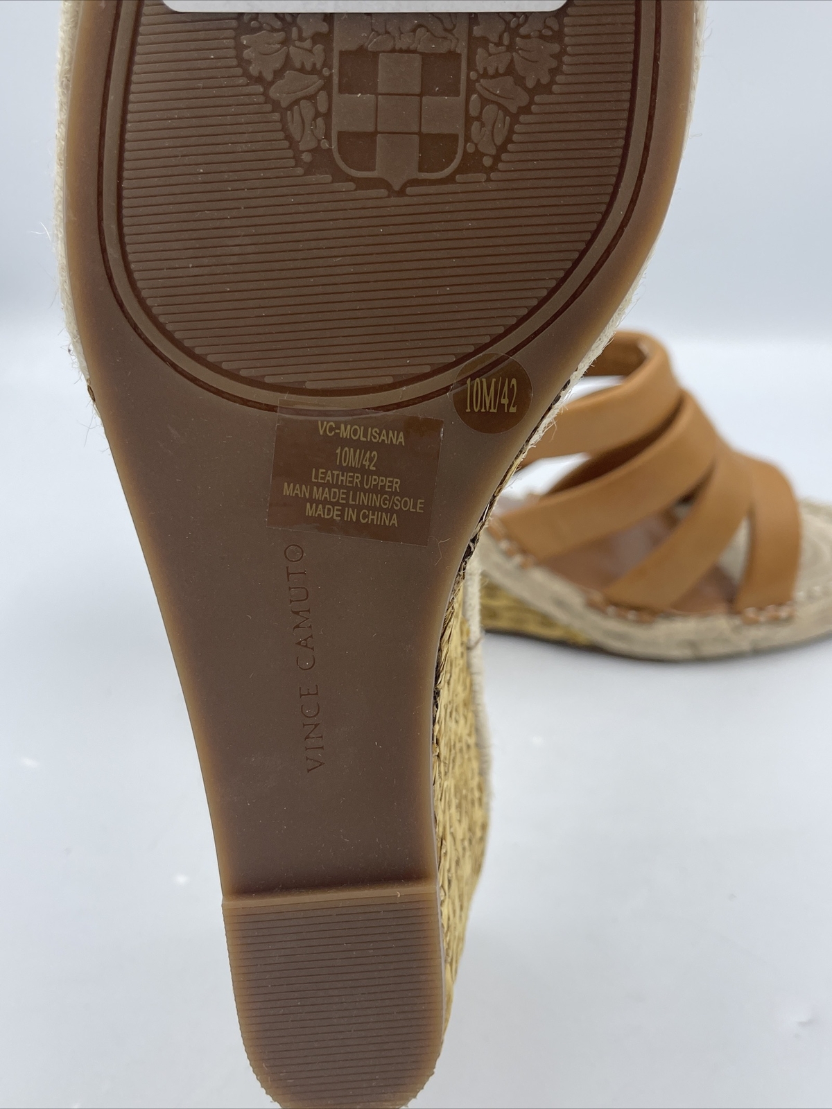Vince Camuto Molisana Espadrille Wedge Sandals Light Cognac ...