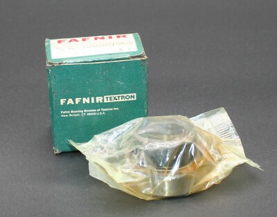 One (1) Fafnir RA100RR Insert Bearing 1'' ID USA Green Box NEW