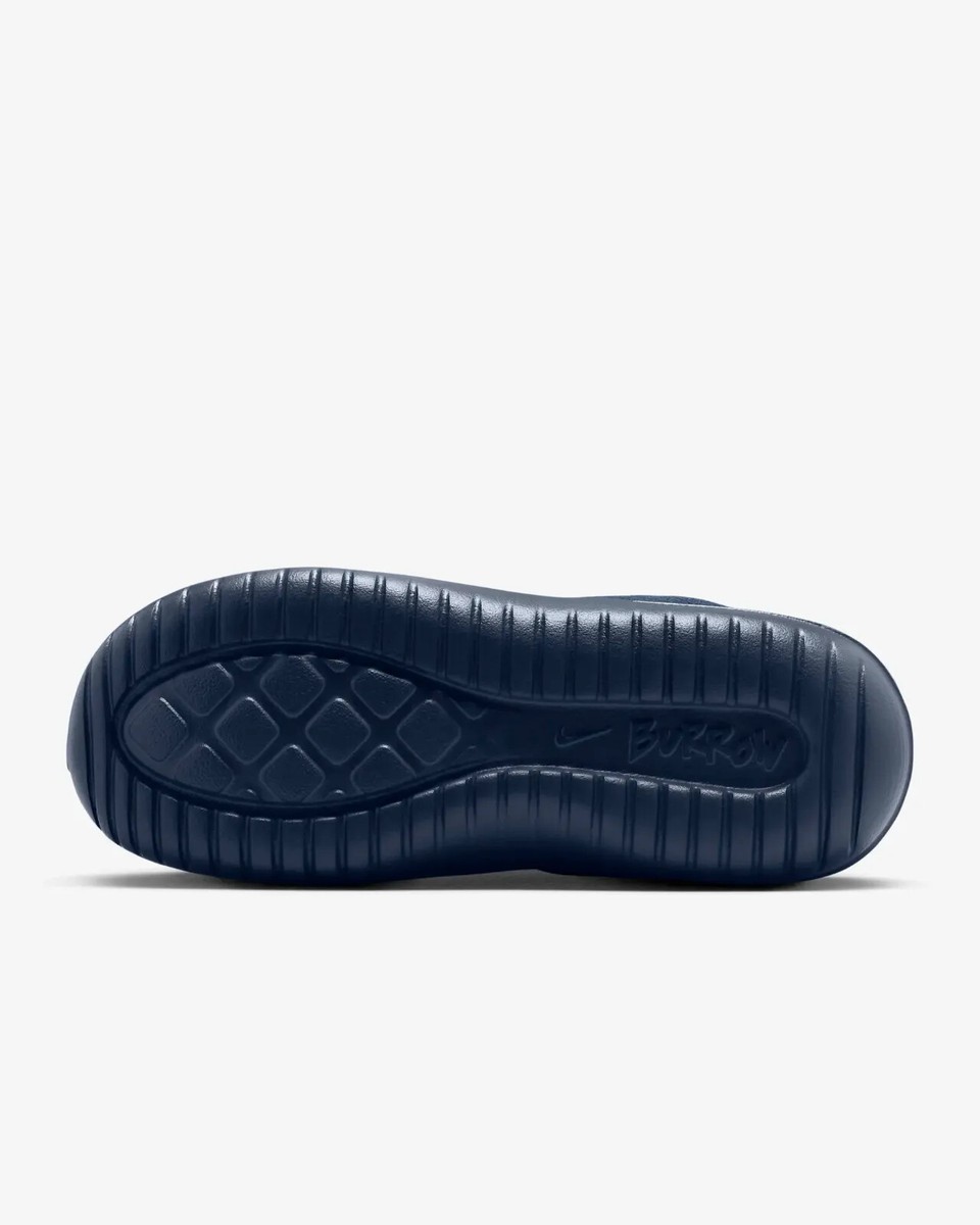New Nike Burrow Slides Slippers Shoes - Midnight Navy