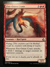 MTG Magic 1x x1 - Fire-Omen Crane Global Series Ed NM-Mint (Avl 4)