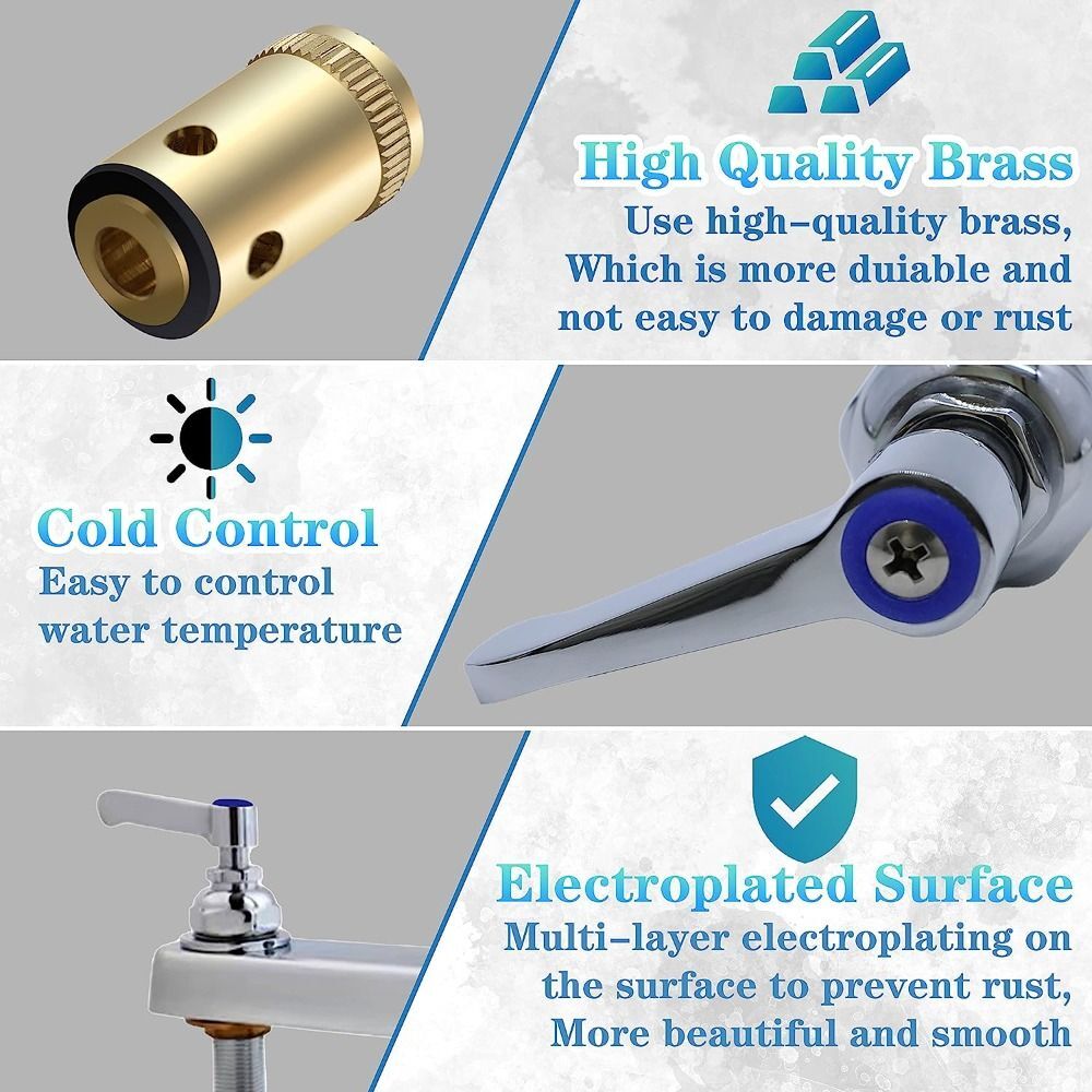 Blue Handle Cold Replace Kitchen Spool Water-Tap 795125731587 | eBay