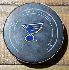 Vladimir Tarasenko St. Louis Blues Game Used 150th Career Goal Puck BLUES HOLO