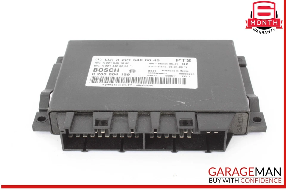 07-10 Mercedes W221 S550 CL550 Parktronic Control Module PDC 2215406645 OEM - Image 2 of 4