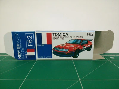 REPRODUCTION BOX for Tomica Blue Box No.F62 Alpine Renault A310 Racing - Image 1 of 4