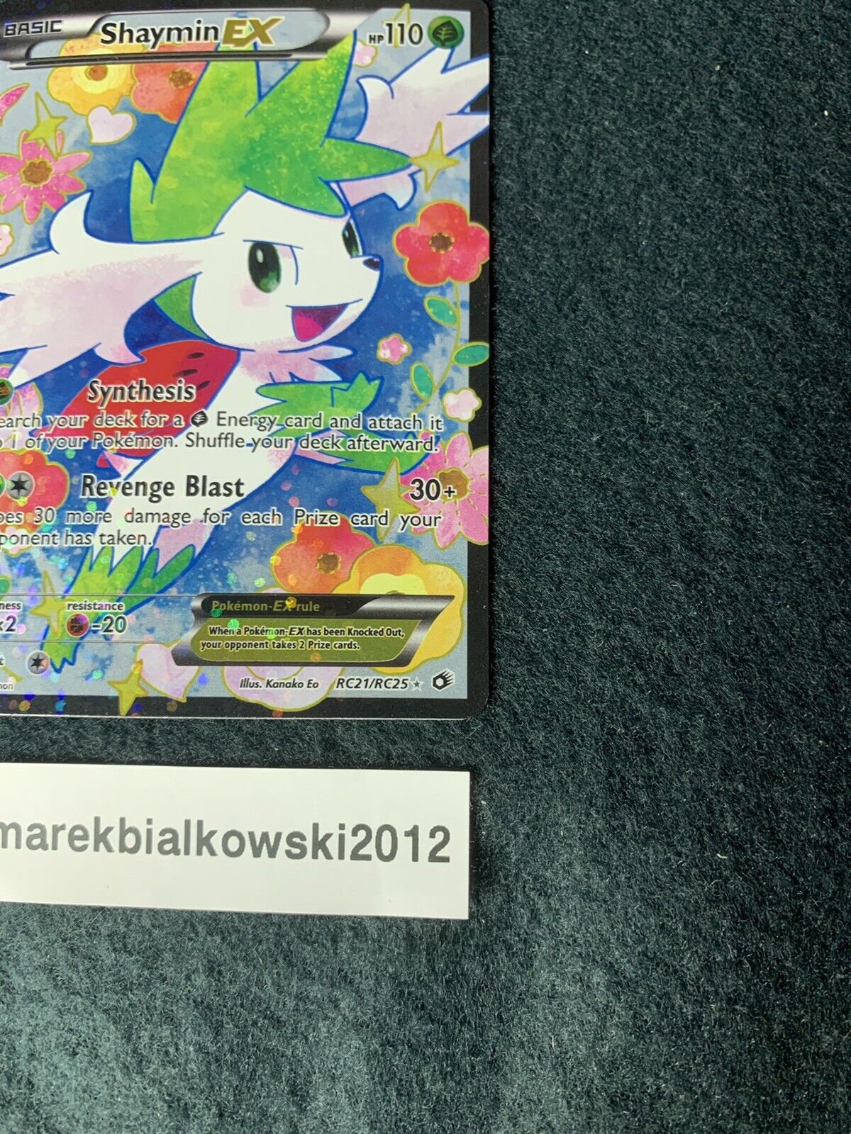 Shaymin-EX (RC21/113), Busca de Cards