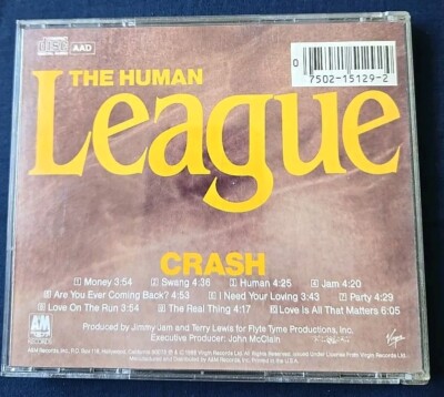 The Human League – Crash CD 1986 (A&M) ['Human'] | eBay