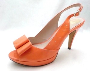 peach slingback shoes