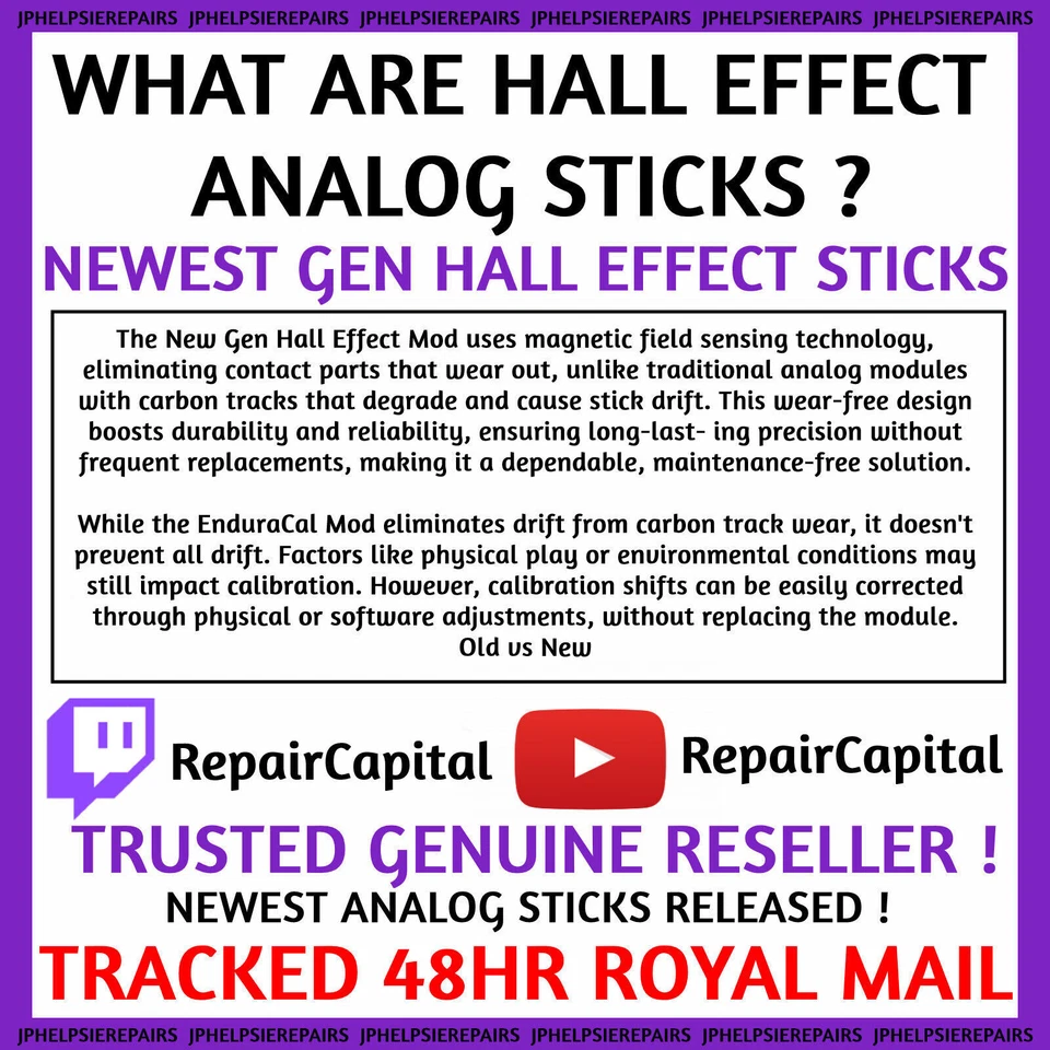 PS5 Dualsense Controller Stick Drift Repair or Hall effect Quick Turn around - Image 2 of 3