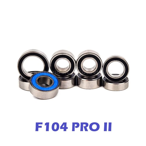 Bearings Set for TAMIYA F104 PRO II 11 2 Complete 9 Rubber Seals 58652 - Picture 1 of 3