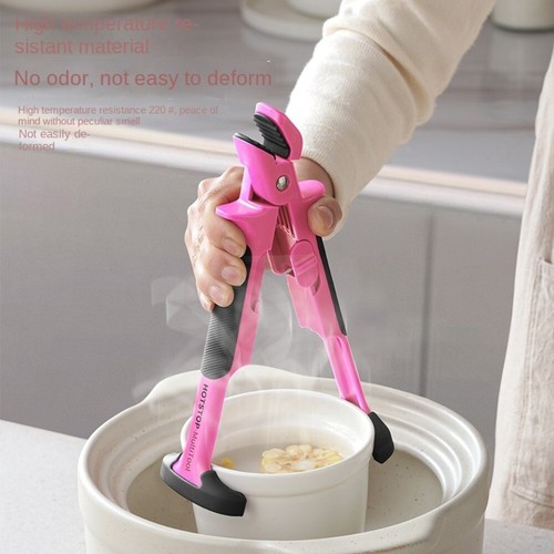 Non-slip Anti-scald Gripper Clip 2 IN 1 Dish Lifter Clips Steamers Oven - Picture 5 of 12