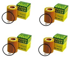 OEM Mann Set of 4 Engine Oil Filters HU9254X For BMW E39 E46 E53 E85