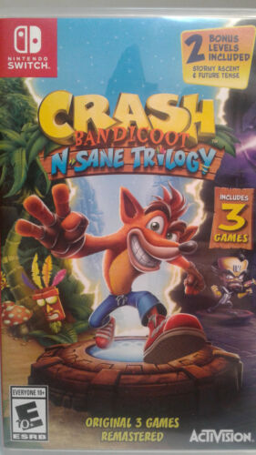 Nintendo Switch Crash Bandicoot N-Sane Trilogy Multicolor