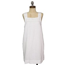MADEWELL Embroidered Tank Mini Dress 2 White Square Neck Linen Eyelet NWT B20