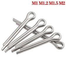 Split Pins Cotter Pins A2/304 Stainless Steel Retaining Pin M1 M1.2 M1.5 M2 M2.5