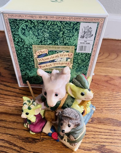 Whimsical World of Pocket Dragons The Merry Band Collectors 1997 Real Musgrave