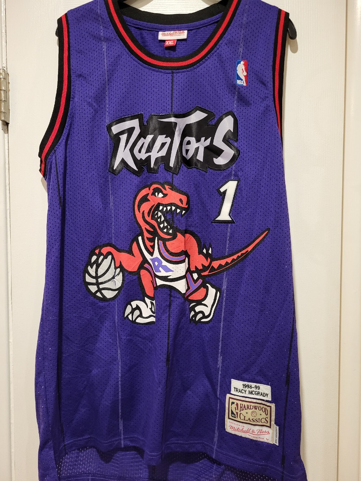 Maillot NBA Vince Carter Toronto Raptors 1998-99 Mitchell