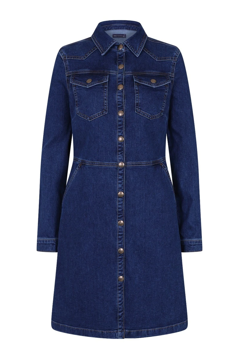 M&s denim dress best sale holly