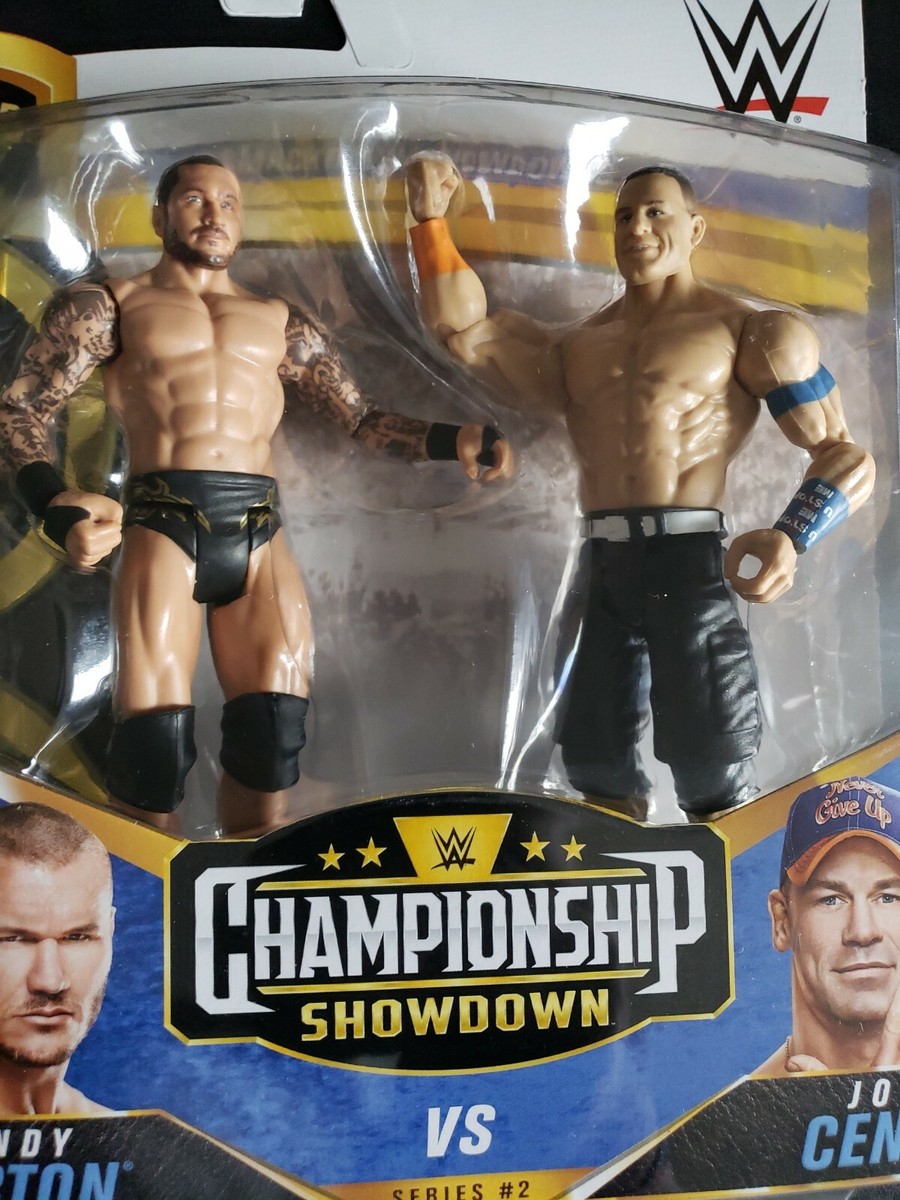 『WWE』CENA & O,JORDAN TOYベルト付きフィギュア WWE Championship Showdown Series #2 - Randy Orton vs. John Cena w