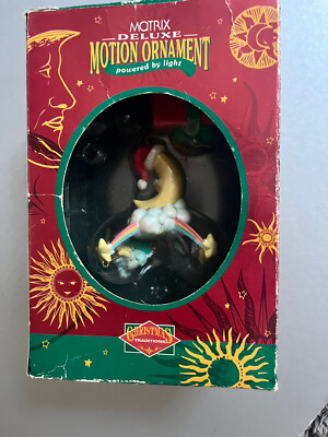 Matrix Deluxe Motion Ornament Mobile Moon And Stars Powered By Light New Sealed