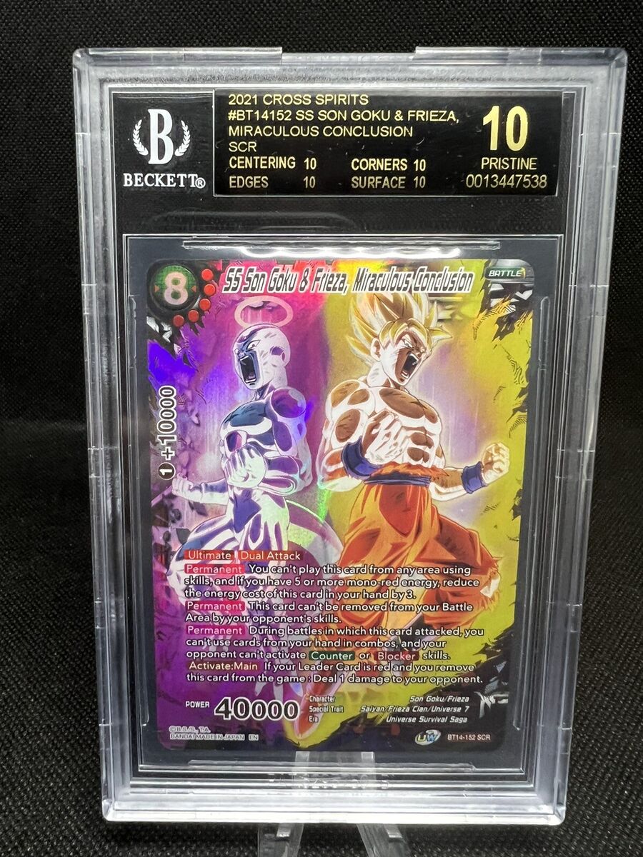 BGS 10 SS Son Goku & Frieza Miraculous Conclusion Dragon BGS 10 SS Son Goku & Frieza Miraculous Conclusion Dragon
