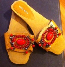 NINE WEST Womens Dress Sandal LEATHER Size 6.5