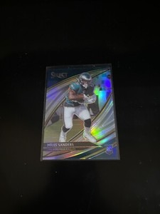 2019 Select Miles Sanders Field Level Silver Prizm Rookie RC #232 Eagles