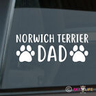 Norwich Terrier Dad Sticker Die Cut Vinyl - dog