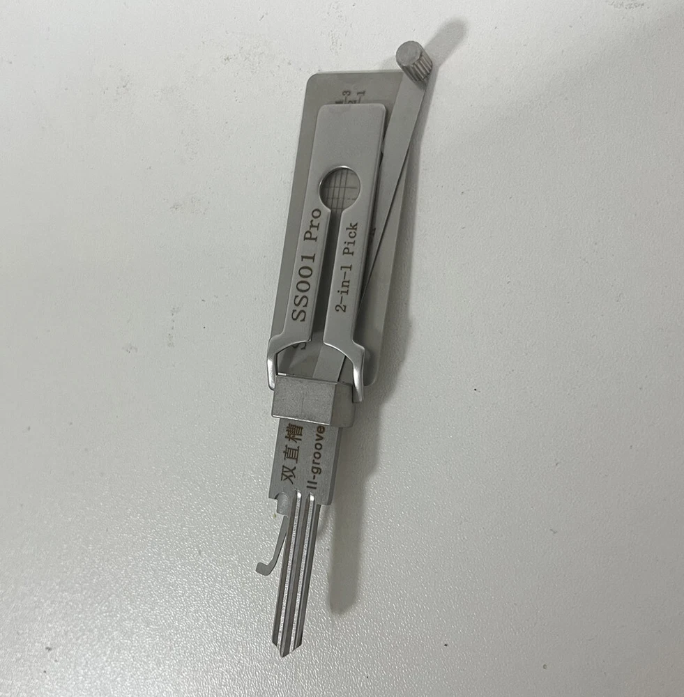 Key decoder and SS001 stainless steel key hook tool Key decoder and SS001 stainless steel key hook tool