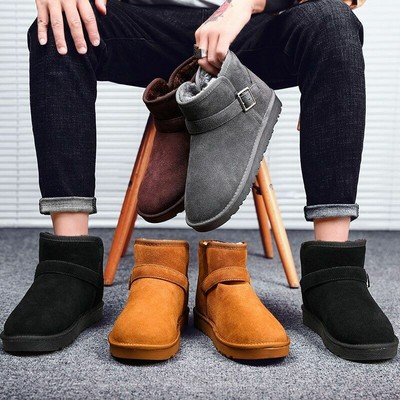 Hombres Botas De Nieve Mujer Zapatos Altos Moda Casual Algodón Parejas  Calzado | eBay