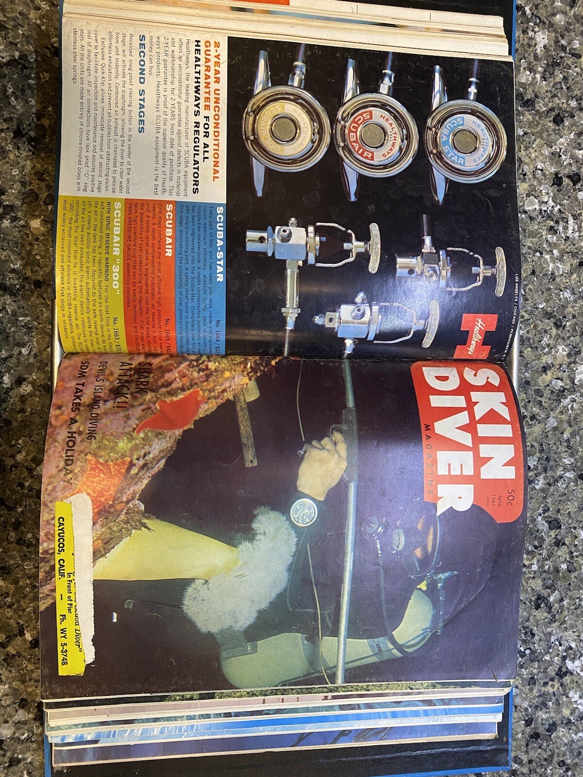 Complete Skin Diver Magazines Collection 1961 eBay