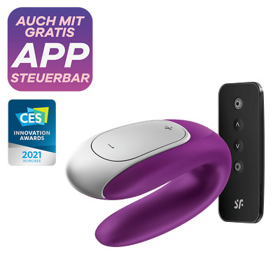 Satisfyer 'Double Fun Connect App' mit App und Fernbedienung (9,5cm)