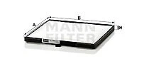 MANN-FILTER CU 1910 FILTER, INTERIOR AIR FOR HYUNDAI INOKOM KIA