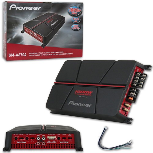 Pioneer GM-A6704 Class AB 4-channel Car 