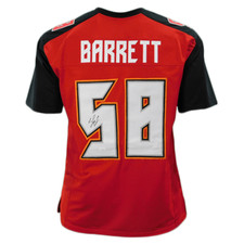 Shaquil Barrett Signed Tampa Bay Red Football Jersey (JSA)