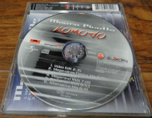 MAURO PICOTTO KOMODO IMPORT MAXI SINGLE CD (2000 POLYDOR) TESTED RARE - Picture 3 of 3