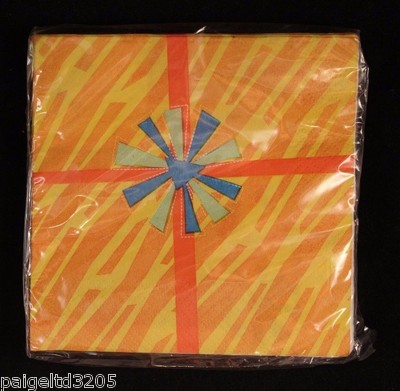 Designware Beverage 3-ply Napkins 32 Ct / 10x10'' - Birthday Bright 