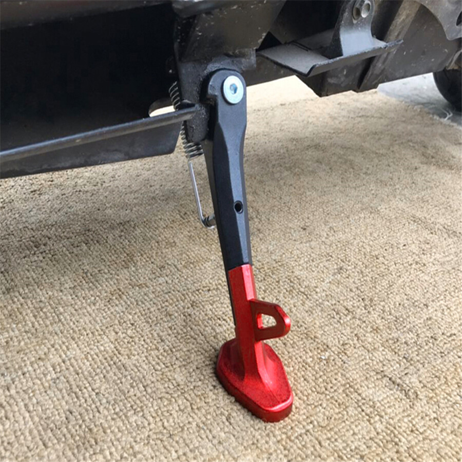 CNC Aluminum Alloy Motorcycle Side Stand Leg Kickstand Stand Foot Supporter