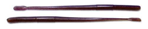 Robo Worm Style Drop Shot Finesse Straight Tail Worm Bass Fishing Lure 30ct 6" - Picture 8 of 25