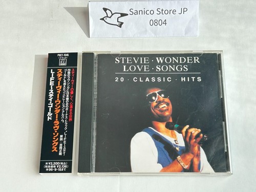 Stevie Wonder Love Songs 20 Classic Hits Japan edition with bonus tracks CD - Picture 2 of 5