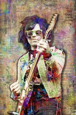 RYAN ADAMS 8x12in Poster, Pop Art Ryan Adams Tribute Free Shipping US