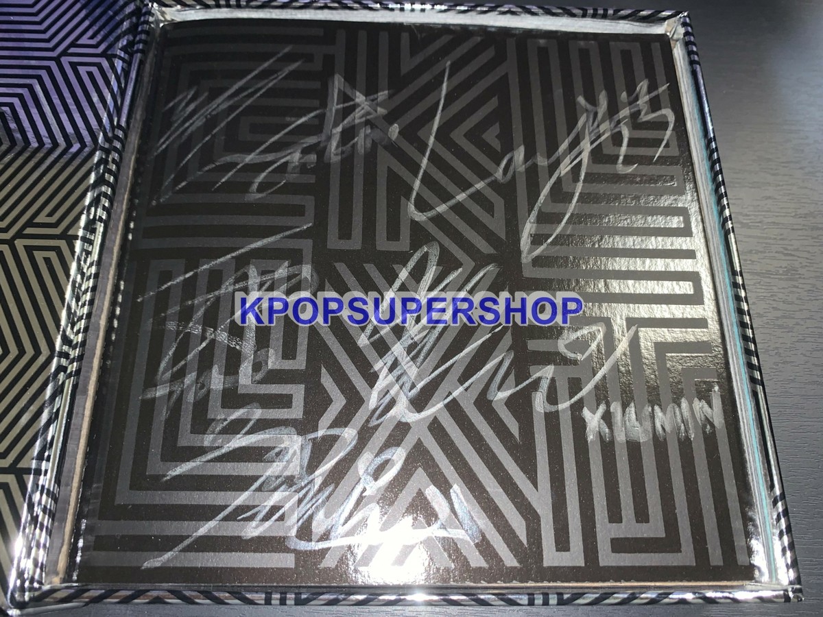 EXO-M 2nd Mini Album Overdose Autographed Signed CD Great