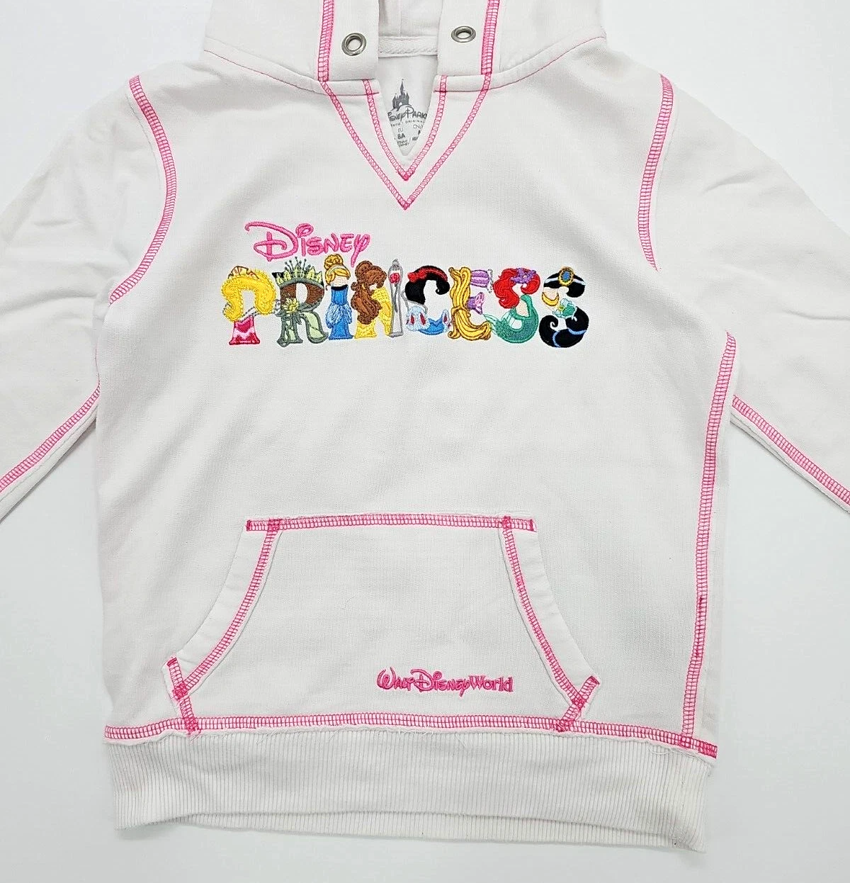 SACAI Felpa con cappuccio bambina Disney con tasche taglia 122 128 (7 8 anni)