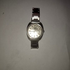 montre ancienne vintage lip Tempest Automatic Dateur acier francaise Mécanique