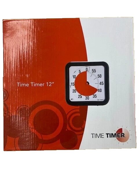 TIME TIMER 12 inch Visual Timer 60 Minute Countdown Clock Time Management - Image 3 of 4