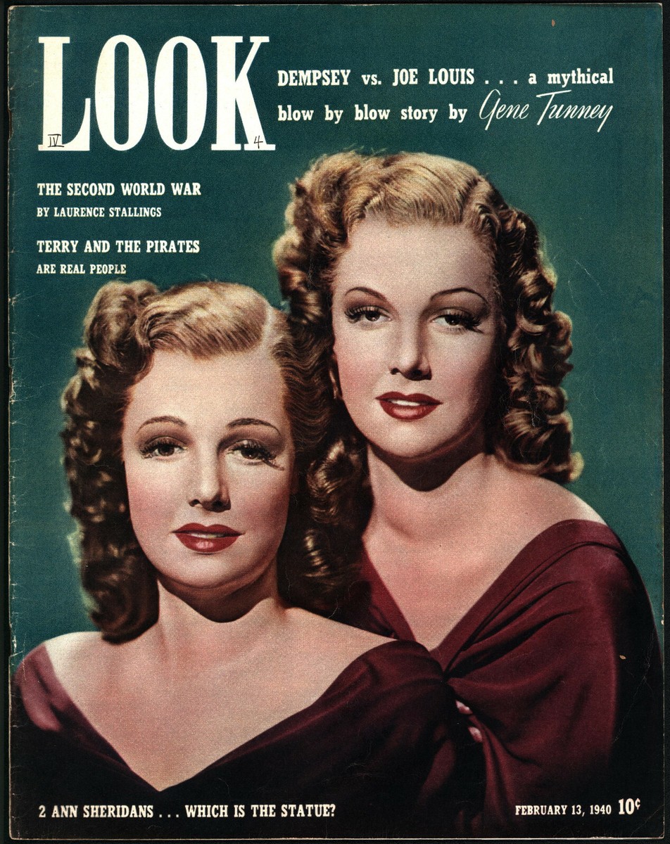 LOOK Magazine February 13, 1940 Ann Sheridan~Dempsey vs. Joe Louis